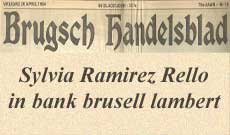 Abrierta la exposicion de la mexicana Sylvia Ramirez en el Bank Brussel Lambert - Bélgica